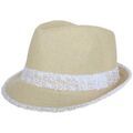 Chapeau Nyls Cr&eacute;ation Trilby Femme multicolor