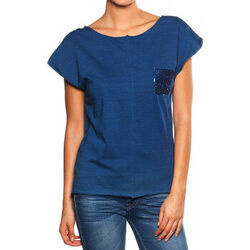Polo Le Temps des Cerises T-shirt Akiko bleu