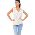 Chemise Kaporal Top Nahu blanc cass&eacute; Blanc Grenoble