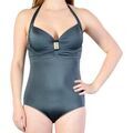 Maillots de bain Valege Maillot de Bain 1 Pi&egrave;ce Wabaso Star Acier Noir Grenoble