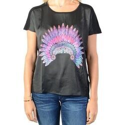 T-shirt Le Temps des Cerises TSH F Indicat Black