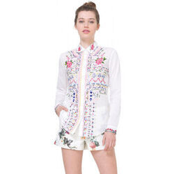 Chemise Desigual Chemise Atenas Blanc 71C2WD0