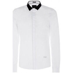 Chemise Guess Chemise LS Tape Stretch Poplin Blanc M64H39