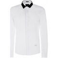 Chemise Guess Chemise LS Tape Stretch Poplin Blanc M64H39