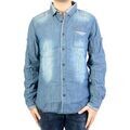 Chemises/chemisettes sur Grenoble : Chemise Deeluxe Chemise Metal S17433 Denim Blue