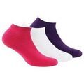 Chaussettes Kindy Lot de 3 paires de chaussettes invisibles jersey unies femme