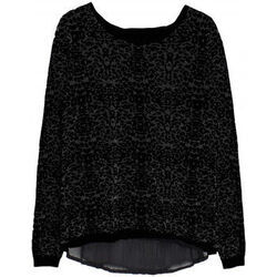 Pull Le Temps des Cerises Pull Femme Leolu Noir