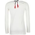 T-shirt Desigual T-Shirt Femme Manches longues Slub Ecru