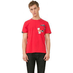 Polo Desigual Tee-Shirt Delfines Rouge 72T14H7
