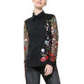 T-shirt Desigual Chemise Femme Florinda Noir 17wwcw52