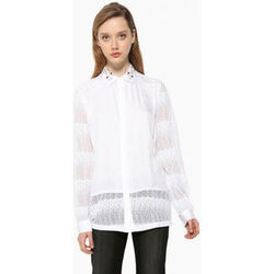 T-shirt Desigual Chemise Femme Francia Ecru 17WWCW49