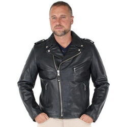 Blouson Schott Blouson Perfecto en cuir Ref 41821 Noir
