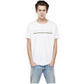 Polo G-Star Raw G-Star T-Shirt rez Homme Blanc Motifs Gris/kaki Grenoble