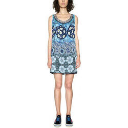 Robe Desigual Robe Fran&ccedil;oise Shark Bleu 18SWVWE5 Bleu