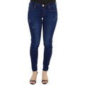 Pantalon Pallas Cuir Pantalon en jean ref_sof43073-bleu marine