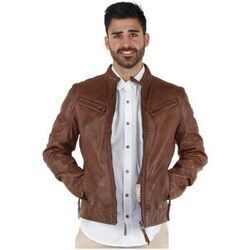 Blouson Redskins Blouson Lynch Casting en cuir ref_trk37824 Cognac