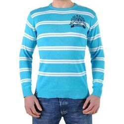 Pull S&eacute;lection Galerie Chic Pull Be And Be Touchdown &agrave; Rayures Bleu