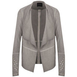 Veste Guess Veste &agrave; Franges Cloud Grey Gris
