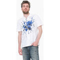 Chemises/chemisettes sur Grenoble : Chemise Desigual Chemise Homme Sandro Blanc 74C12J4
