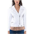 Veste Kaporal Veste Biker &agrave; customiser Yuli Blanc Blanc