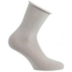 Chaussettes Kindy Chaussettes effet paillettes argent&eacute;es Gris