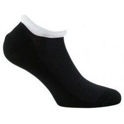 Chaussettes Kindy Chaussettes invisibles femme bords roulott&eacute;s MADE IN FRANCE Noir