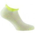 Chaussettes Kindy Chaussettes invisibles femme bords roulott&eacute;s MADE IN FRANCE Jaune