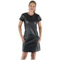 Robe Giorgio Robe bridget waxy Giorgio en cuir agneau ref 35431-noir