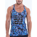 T-shirt Code 22 D&eacute;bardeur training Camo Code22 Bleu
