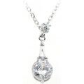 Collier Sc Crystal BP058-B1220-COLLIER-ARGENT Argent&eacute; Grenoble