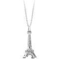 Collier Sc Crystal BP056 Argent&eacute;