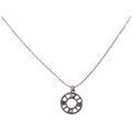 Collier Sc Crystal SN009 Argent&eacute; Grenoble