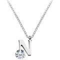 Collier Sc Crystal B1498-N Argent&eacute;