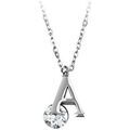 Collier Sc Crystal B1498-A Argent&eacute; Grenoble