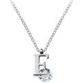 Collier Sc Crystal B1498-E Argent&eacute; Grenoble