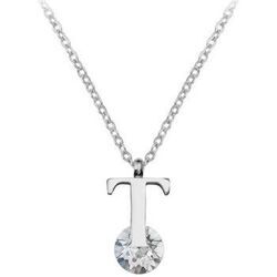 Collier Sc Crystal B1498-T Argent&eacute;