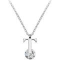 Collier Sc Crystal B1498-T Argent&eacute;