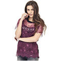 Polo Guess Top en dentelle Femme Lane W74P56 Rouge Grenoble