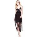 Robe Guess Robe Longue Gertrude Noir W81K65