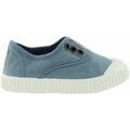 Baskets enfant Victoria 1915 inglesa el�stico lona tintaa drec Bleu