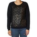 Pull sur Grenoble : Pull Kebello Sweat Lauve Noir F