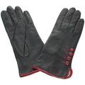 Gants sur Grenoble : Gants Glove Story Gants en cuir agneau ref_glo23659 102 noir rouge