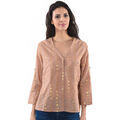 Chemises sur Grenoble : Chemise Kaporal Chemisier Frise Nude