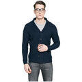 Gilet Guess Cardigan Homme Maille Bleu Marine
