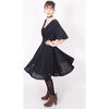 Robe courte Yours Paris L&Eacute;ONIE Noir