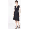 Robe courte Yours Paris ZO&Iuml; Noir