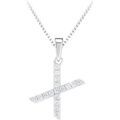 Collier Sc Crystal B1904-X Argent&eacute; Grenoble