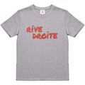 T-shirt Bons baisers de Paname T Shirt Rive Droite Chin&eacute; Gris