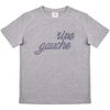 T-shirt Bons baisers de Paname T Shirt Rive Gauche Chin&eacute; Gris