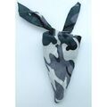Echarpe Kebello Bandana en coton F, Gris